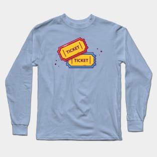 Ticket Movie Cartoon Long Sleeve T-Shirt